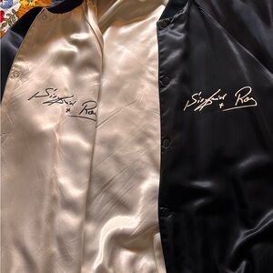 Vintage Siegfried & Roy satin bomber jacket